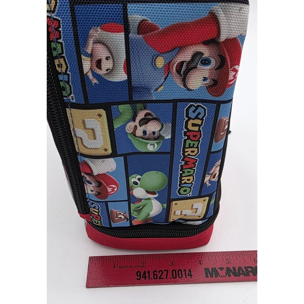 Super Mario Insulated Lunch Bag Dual Insulated Compartments‎ New with Tags #0164